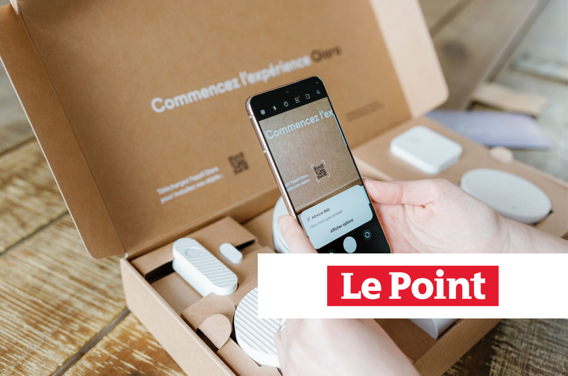 Le Point – 26/03/25 – Qiara élue parmi les meilleures alarmes maison 2025 !